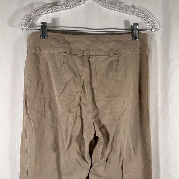 Eileen Fisher Linen Blend Pants Women's 6P Petite Single Pocket Mid Rise Light - Picture 7 of 9